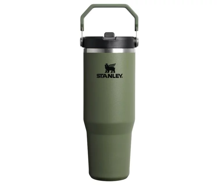 Termokrūze ar salmiņu The IceFlow Flip Straw 2.0 Tumbler 0,89L tumši zaļa Termokrūze ar salmiņu The IceFlow Flip Straw 2.0 Tumbler 0,89L tumši zaļa