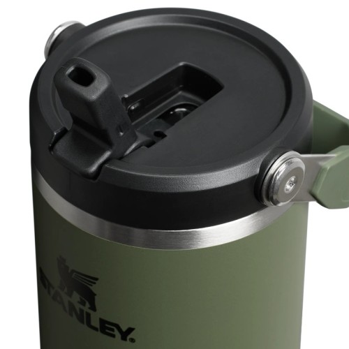 Termokruus kõrrega The IceFlow Flip Straw 2.0 Tumbler 0.89L tumeroheline