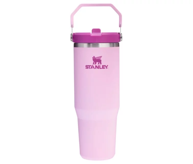 Termokrūze ar salmiņu The IceFlow Flip Straw 2.0 Tumbler 0,89L rozā Termokrūze ar salmiņu The IceFlow Flip Straw 2.0 Tumbler 0,89L rozā