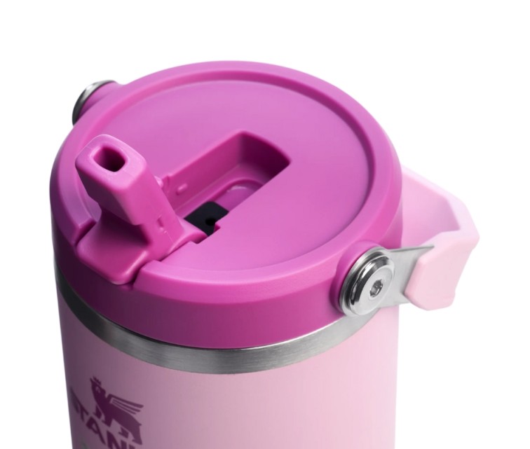 Termokrūze ar salmiņu The IceFlow Flip Straw 2.0 Tumbler 0,89L rozā Termokrūze ar salmiņu The IceFlow Flip Straw 2.0 Tumbler 0,89L rozā
