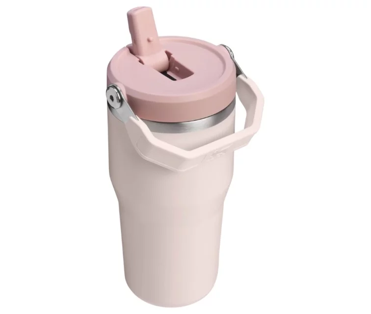 Termospuodelis su šiaudeliu „The IceFlow Flip Straw 2.0 Tumbler 0.6L“ šviesiai rožinis Termospuodelis su šiaudeliu „The IceFlow Flip Straw 2.0 Tumbler 0.6L“ šviesiai rožinis