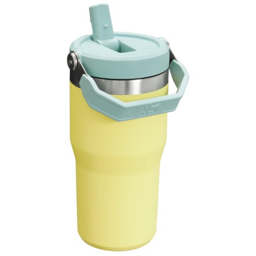 Termokruus kõrrega The IceFlow Flip Straw 2.0 Tumbler 0.6L pomelo kollane-roheline