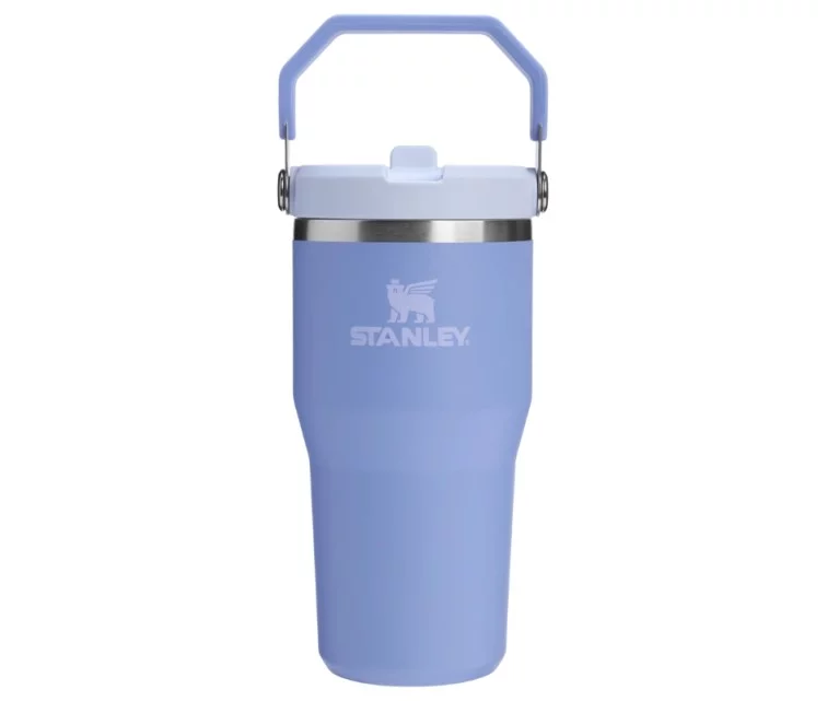 Thermo mug with straw The IceFlow Flip Straw 2.0 Tumbler 0.6L hydrangea blue Thermo mug with straw The IceFlow Flip Straw 2.0 Tumbler 0.6L hydrangea blue