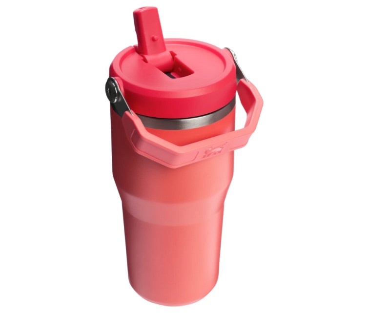 Termokruus kõrrega The IceFlow Flip Straw 2.0 Tumbler 0.6L korallpunane-oranž Termokruus kõrrega The IceFlow Flip Straw 2.0 Tumbler 0.6L korallpunane-oranž