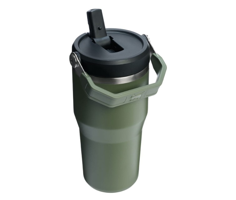 Termokruus kõrrega The IceFlow Flip Straw 2.0 Tumbler 0.6L tumeroheline Termokruus kõrrega The IceFlow Flip Straw 2.0 Tumbler 0.6L tumeroheline