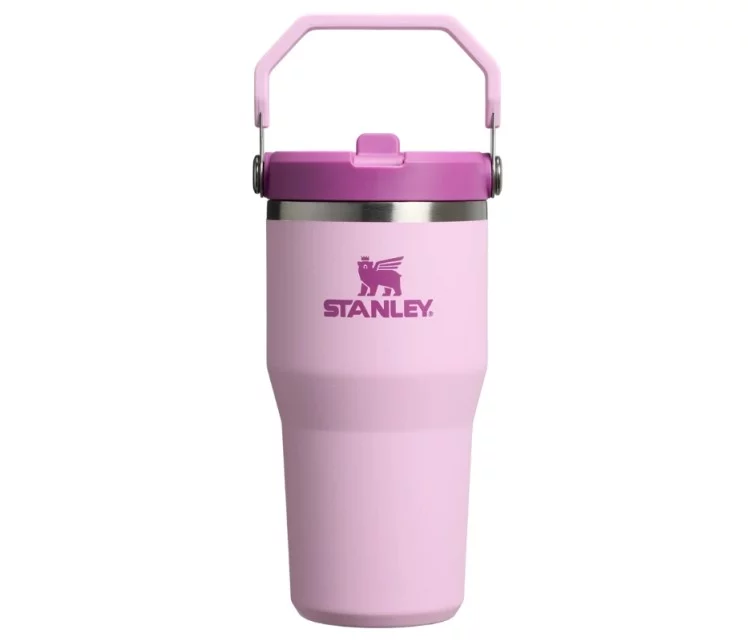 Termokrūze ar salmiņu The IceFlow Flip Straw 2.0 Tumbler 0,6L rozā Termokrūze ar salmiņu The IceFlow Flip Straw 2.0 Tumbler 0,6L rozā