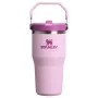 Termokrūze ar salmiņu The IceFlow Flip Straw 2.0 Tumbler 0,6L rozā Termokrūze ar salmiņu The IceFlow Flip Straw 2.0 Tumbler 0,6L rozā