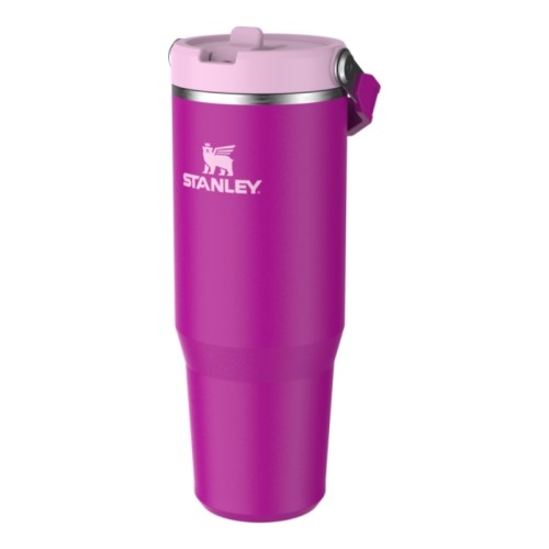 Termospuodelis su šiaudeliu „The IceFlow Flip Straw 2.0 Tumbler 0.89L“ violetinis