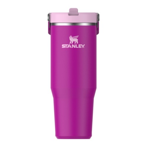 Termospuodelis su šiaudeliu „The IceFlow Flip Straw 2.0 Tumbler 0.89L“ violetinis