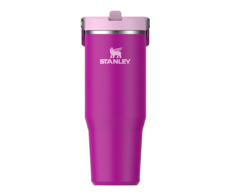 Termospuodelis su šiaudeliu „The IceFlow Flip Straw 2.0 Tumbler 0.89L“ violetinis