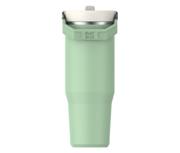 Thermo mug with straw The IceFlow Flip Straw 2.0 Tumbler 0.89L in pistachio color