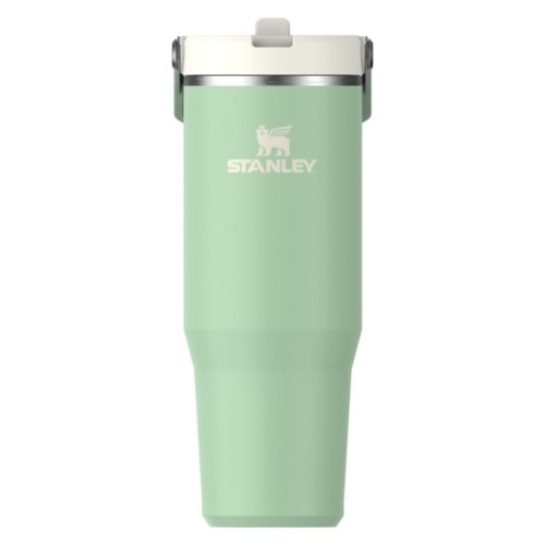 Termospuodelis su šiaudeliu „The IceFlow Flip Straw 2.0 Tumbler 0.89L“ pistacijų spalvos
