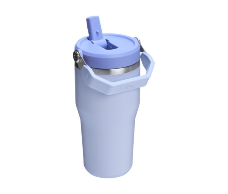 Termokruus kõrrega The IceFlow Flip Straw 2.0 Tumbler 0.6L helesinine