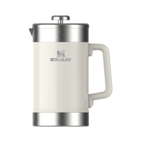 Blizgios kreminės spalvos kavos termosas Stay-Hot French Press 1,4 l Blizgios kreminės spalvos kavos termosas Stay-Hot French Press 1,4 l