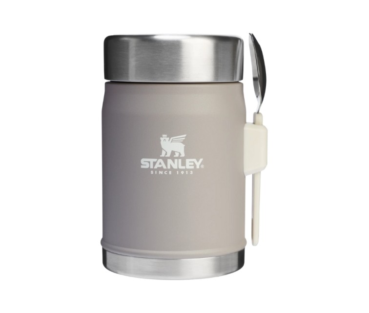 Termoss ēdienu The Legendary Food Jar + Spork 0,4L gaiši pelēks 2.0