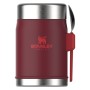 Termoss ēdienu The Legendary Food Jar + Spork 0,4L tumši sarkans