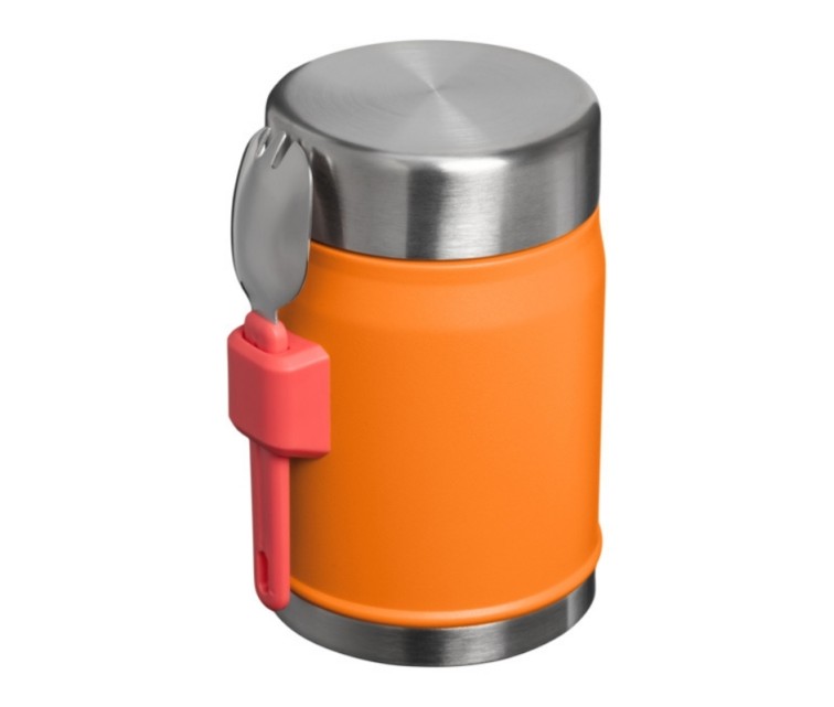 Termosed toidule Legendaarne toidupurk + Spork 0,4L oranž