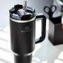 Thermo mug with straw The Quencher H2.O FlowState Tumbler 1.18L black Thermo mug with straw The Quencher H2.O FlowState Tumbler 1.18L black