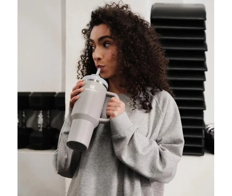 Thermal mug with straw The Quencher H2.O FlowState Tumbler 1.18L light grey Thermal mug with straw The Quencher H2.O FlowState Tumbler 1.18L light grey