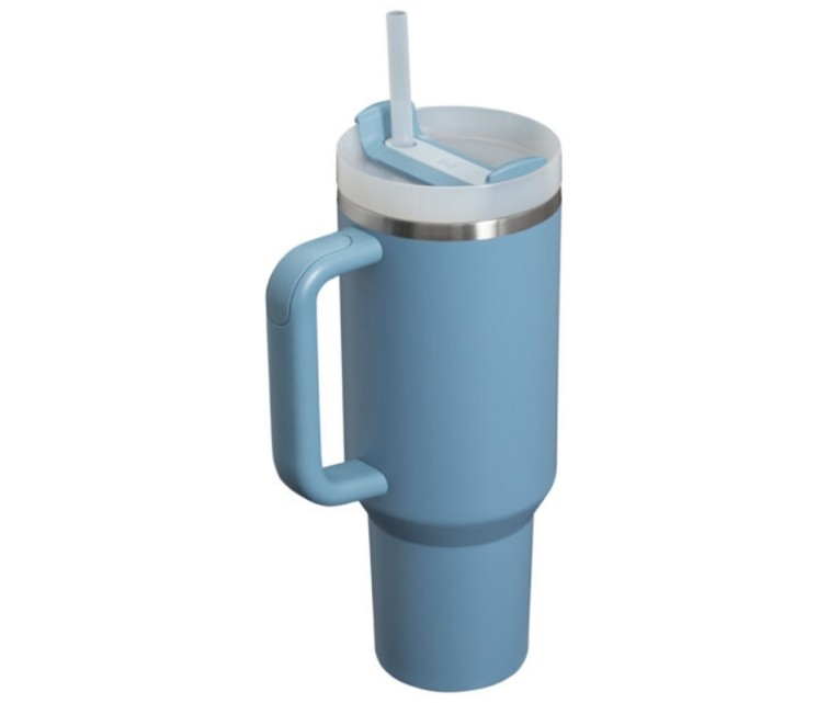 Термокружка с трубочкой The Quencher H2.O FlowState Tumbler 1,18 л, сине-фиолетовая