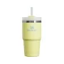 Termospuodelis su šiaudeliu The Quencher H2.O FlowState Tumbler 0.6L pomelo geltonai žalias