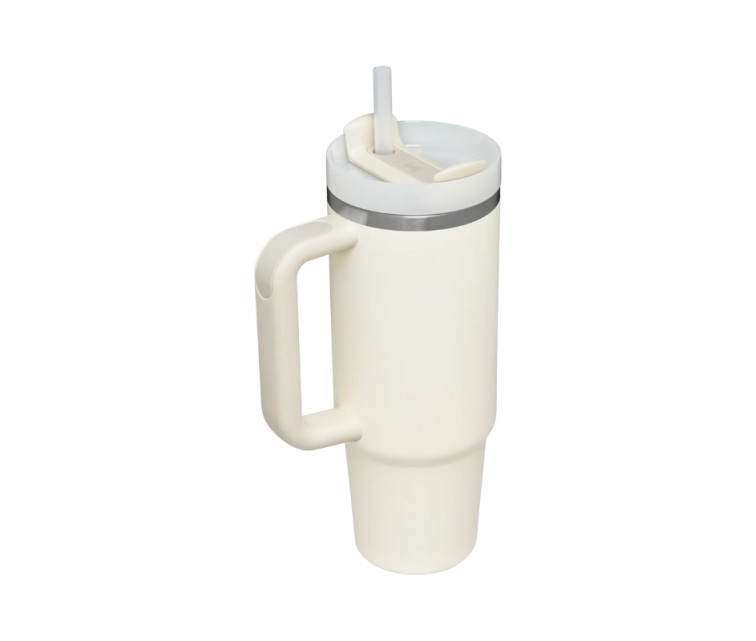 Thermos mug with straw The Quencher H2.O FlowState Tumbler 0.89L cream 2.0 Thermos mug with straw The Quencher H2.O FlowState Tumbler 0.89L cream 2.0