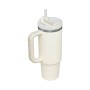 Thermos mug with straw The Quencher H2.O FlowState Tumbler 0.89L cream 2.0 Thermos mug with straw The Quencher H2.O FlowState Tumbler 0.89L cream 2.0