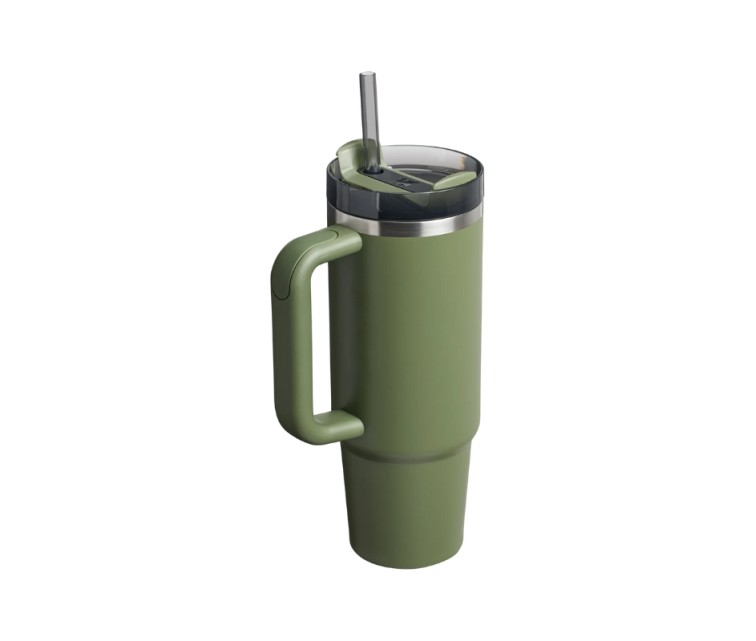 Termokrūze ar salmiņu The Quencher H2.O FlowState Tumbler 0.89L tumši zaļa Termokrūze ar salmiņu The Quencher H2.O FlowState Tumbler 0.89L tumši zaļa