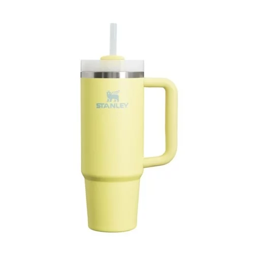 Termokrūze ar salmiņu The Quencher H2.O FlowState Tumbler 0.89L pomelo dzeltenzaļa