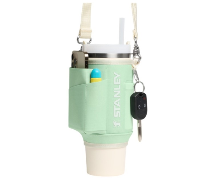 Pārnēsāšanas somiņa termokrūzei ar salmiņu The All-Day Quencher Carry-All 0,89L pistāciju krāsā