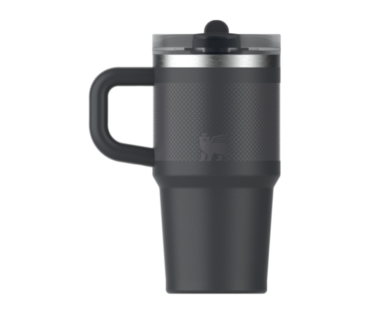 Termospuodelis su šiaudeliu The Quencher ProTour Flip Straw Tumbler 0.6L juodas
