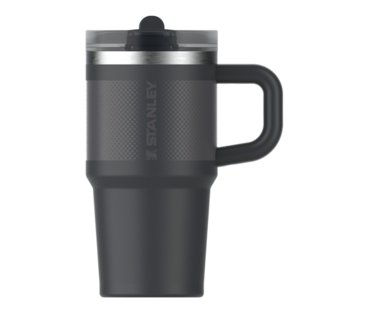 Termokrūze ar salmiņu The Quencher ProTour Flip Straw Tumbler 0.6L melna Termokrūze ar salmiņu The Quencher ProTour Flip Straw Tumbler 0.6L melna