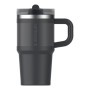 Termokrūze ar salmiņu The Quencher ProTour Flip Straw Tumbler 0.6L melna Termokrūze ar salmiņu The Quencher ProTour Flip Straw Tumbler 0.6L melna