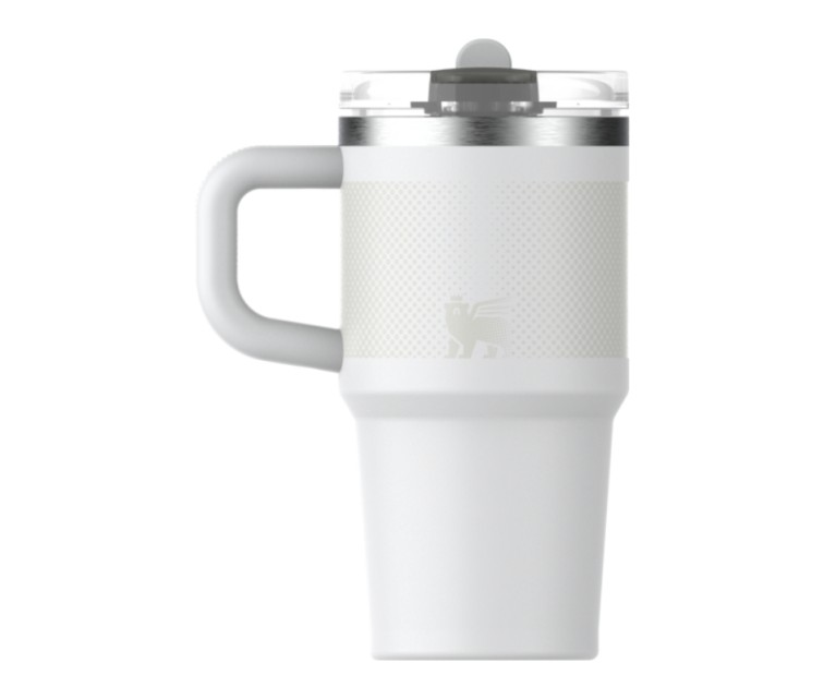 Termokrūze ar salmiņu The Quencher ProTour Flip Straw Tumbler 0.6L balta