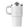 Termokrūze ar salmiņu The Quencher ProTour Flip Straw Tumbler 0.6L balta