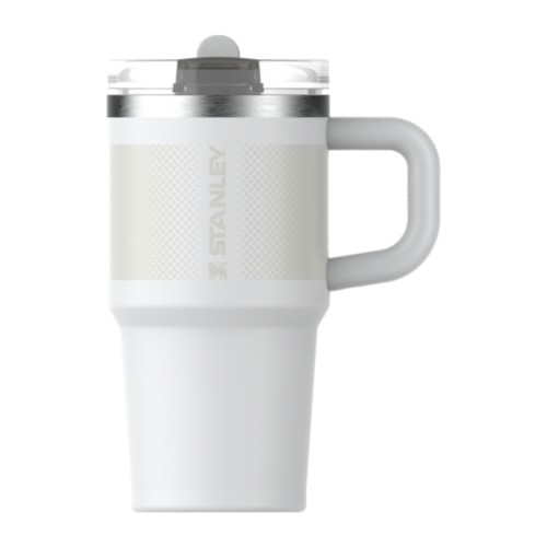 Termokrūze ar salmiņu The Quencher ProTour Flip Straw Tumbler 0.6L balta  Termokrūze ar salmiņu The Quencher ProTour Flip Straw Tumbler 0.6L balta