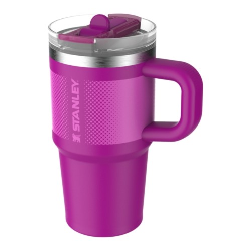 Termospuodelis su šiaudeliu The Quencher ProTour Flip Straw Tumbler 0.6L violetinis