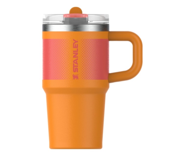 Termokrūze ar salmiņu The Quencher ProTour Flip Straw Tumbler 0.6L oranža Termokrūze ar salmiņu The Quencher ProTour Flip Straw Tumbler 0.6L oranža