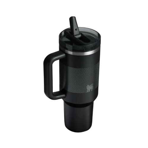 Termospuodelis su šiaudeliu The Quencher ProTour Flip Straw Tumbler 1.18L juodas