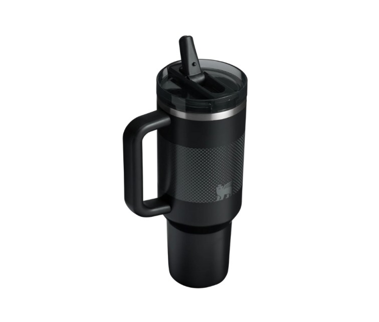 Termospuodelis su šiaudeliu The Quencher ProTour Flip Straw Tumbler 1.18L juodas