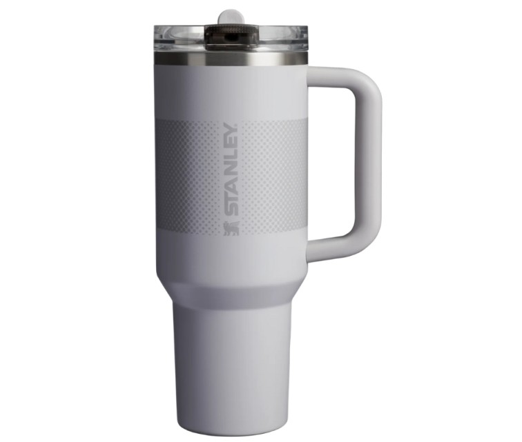 Thermo mug with straw The Quencher ProTour Flip Straw Tumbler 1.18L light gray