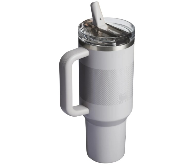 Thermo mug with straw The Quencher ProTour Flip Straw Tumbler 1.18L light gray