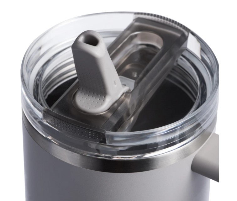 Thermo mug with straw The Quencher ProTour Flip Straw Tumbler 1.18L light gray