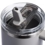 Thermo mug with straw The Quencher ProTour Flip Straw Tumbler 1.18L light gray