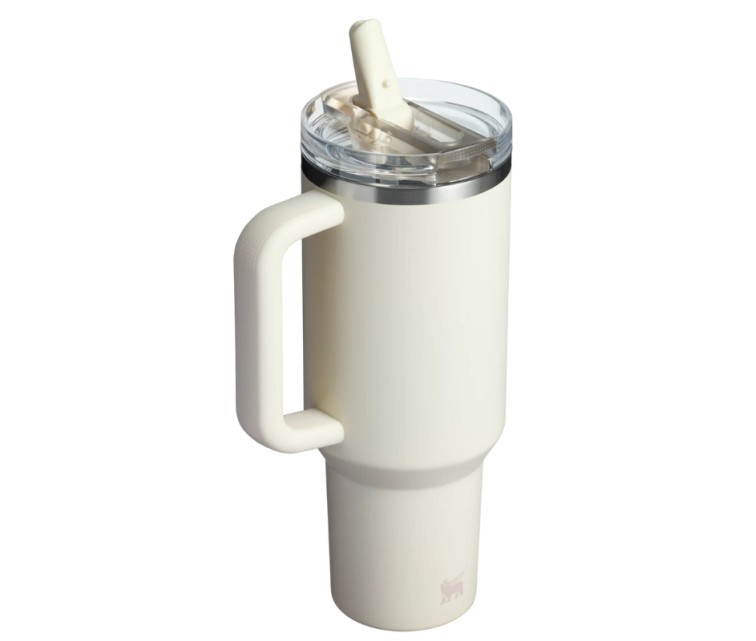 Termokrūze ar salmiņu The Quencher ProTour Flip Straw Tumbler 1.18L krēmkrāsā Termokrūze ar salmiņu The Quencher ProTour Flip Straw Tumbler 1.18L krēmkrāsā