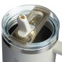 Termokrūze ar salmiņu The Quencher ProTour Flip Straw Tumbler 1.18L krēmkrāsā Termokrūze ar salmiņu The Quencher ProTour Flip Straw Tumbler 1.18L krēmkrāsā