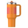 Termokrūze ar salmiņu The Quencher ProTour Flip Straw Tumbler 1.18L oranža Termokrūze ar salmiņu The Quencher ProTour Flip Straw Tumbler 1.18L oranža