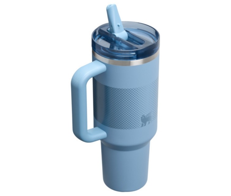 Thermo mug with straw The Quencher ProTour Flip Straw Tumbler 1.18L blue-violet