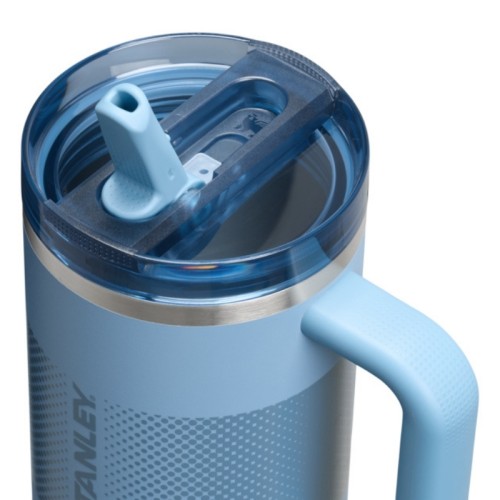 Termospuodelis su šiaudeliu The Quencher ProTour Flip Straw Tumbler 1.18L mėlynai violetinis