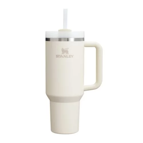 Termokrūze ar salmiņu The Quencher H2.O FlowState Tumbler 1.18L krēmkrāsā 2.0